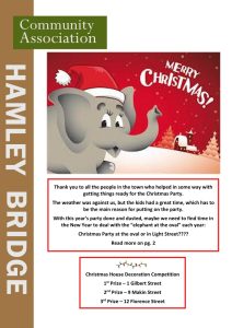 Hamley Bridge Hamilton bridge community association Christmas flyer.