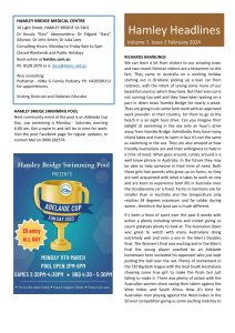 Hamley Bridge Hamilton headlines october 2017.